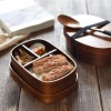Estuchelandia Fiambrera Japonesa De Madera Lunch Box Caja Comida Picnic