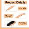 1 PC Back Combing Brushes Slick Back Hair Brush, Smoothing