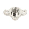 Tripod Fixed Plate Base Screw Nut Aluminum Alloy Tripod Fixing