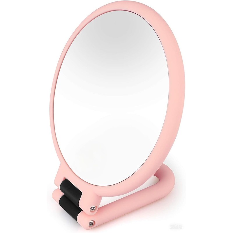 Stianiiie 1X 5X Handheld Mirror with Handle for Travel， Magnifying