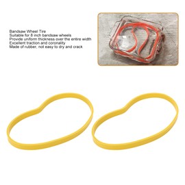 Band Saw Tires, 2PCS 12.55mm X 3.17mm Rubber Band Saw Tires Non Slip Band Saw Wheel Tire Replacement for 8 Inch Woodworking Bandsaw Wheels