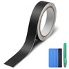 Lypumso Matte Black Vinyl Wrap Tape Roll, 1 Inch x