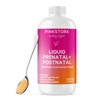 Pink Stork by Amy Suzanne – Liquid Prenatal & Postnatal Multivitamin for Women | Berry Flavor | 1-Month Organic Supplement with Prebiotics & Probiotics