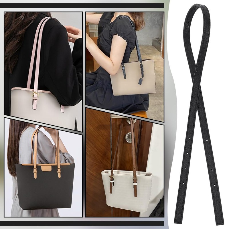PH PandaHall 2pcs Leather Purse Straps Replacement Handbag Strap Extenders