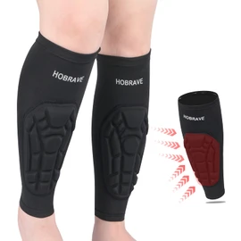 HOBRAVE Padded Calf Sleeve Shin Supports for Sports Pair