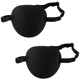 EIHI 2 Pack Eye Masks, Eye Masks for Adults and Children, Comfortable Eye Masks for Left and Right Eye, Adjustable and Reusable Eye Masks