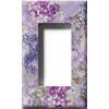 SnazzySwitch Purple Bluebonnet Decorative Rocker Switch Cover - Fits Decora