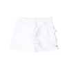 RuffleButts Girls Athletic Active Stretch Tennis Skort - White, 5