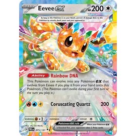 Pokemon - Eevee ex 075/131 – Prismatic Evolutions – Double Rare – Foil Single Card