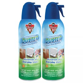 Dust-Off® DUST-OFF RET10522 Compressed Gas Duster (2 Pack)
