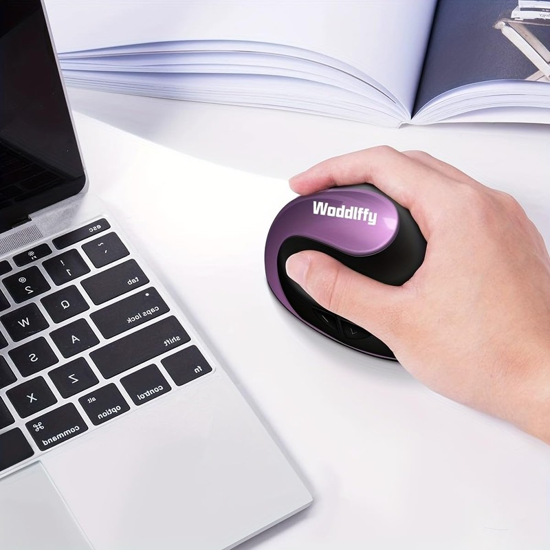 Woddlffy Ergonomic Mouse Wireless, Vertical Mouse Right Handed Small Mouse