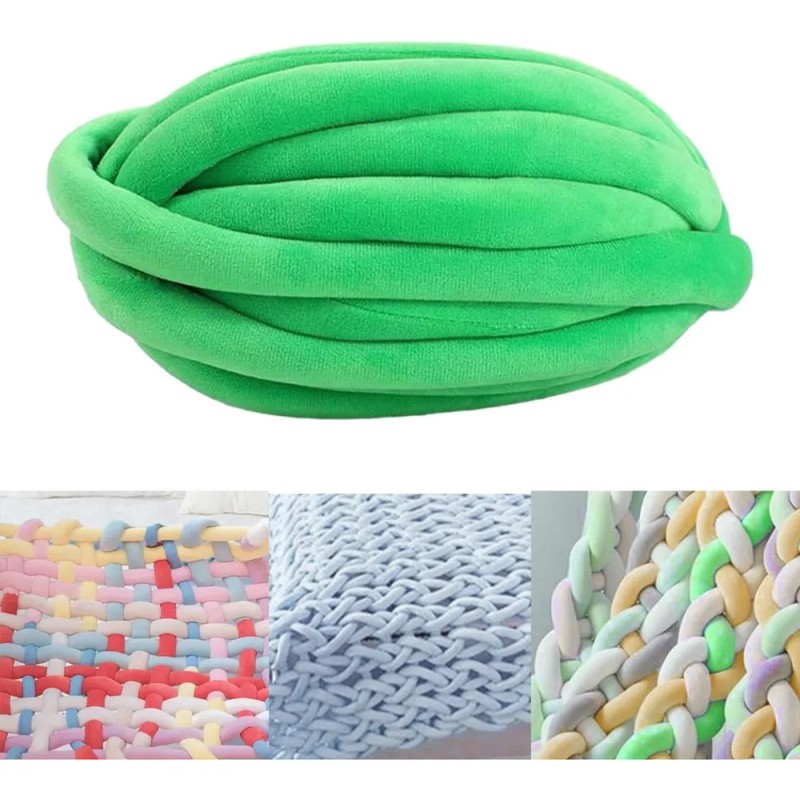 Hilo Grueso Y Grueso, Hilo Para Tejer Brazos, Verde