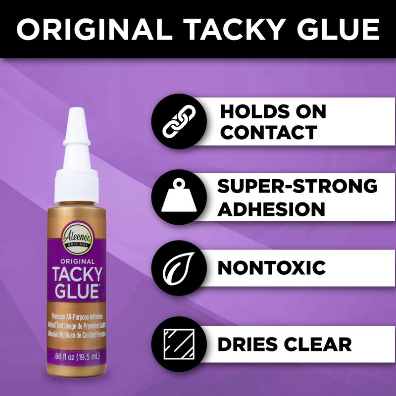 Aleene's Original Tacky Glue, Perfect for Crafts and DIY Projects,