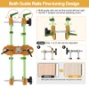 Upgraded Door Mortise Jig for Wooden Doors, Dual-Rail Micro-Adj