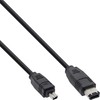 InLine® 1.8m 6 Male to 4 Male IEEE1394 FireWire Cable