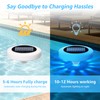 NiceBuy 4-Pack Solar Floating Pool Lights Outdoor Waterproof Solar-Powered that