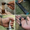 10 pcs Backpack Hiking Stick Holder Straps, Elastic Rope with