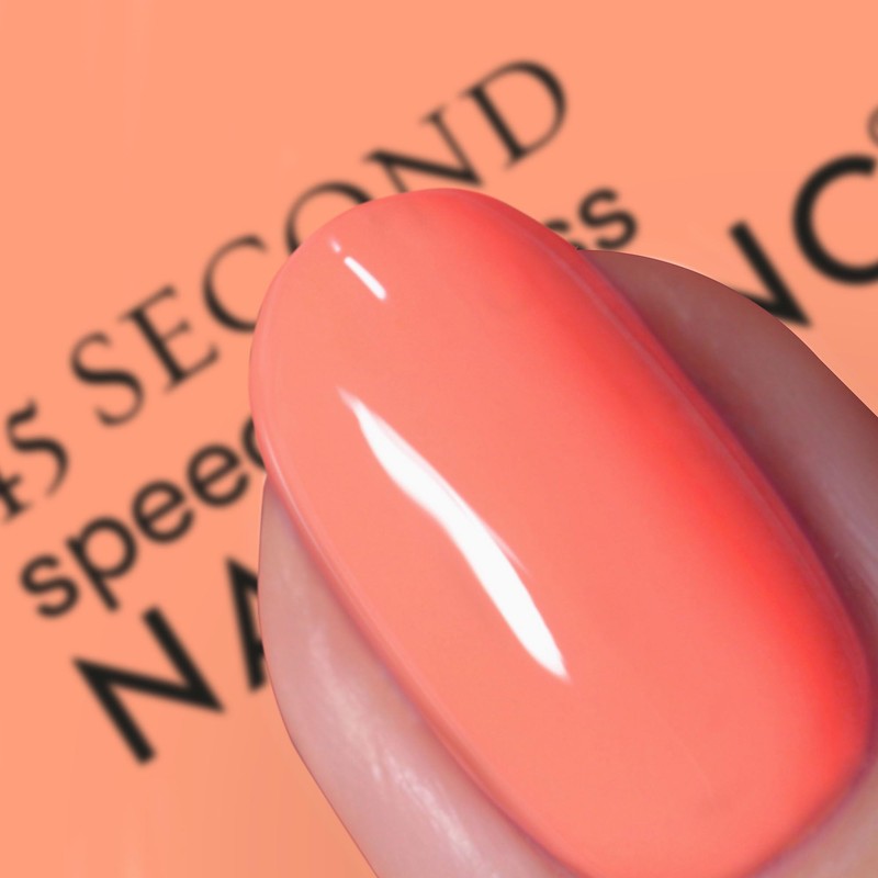 Nails.INC Quick Drying Nail Polish, Bella, Pastel Coral Neon