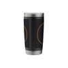 Crypto Minimalist Blockchain Design Stainless Steel Insulated Tumbler