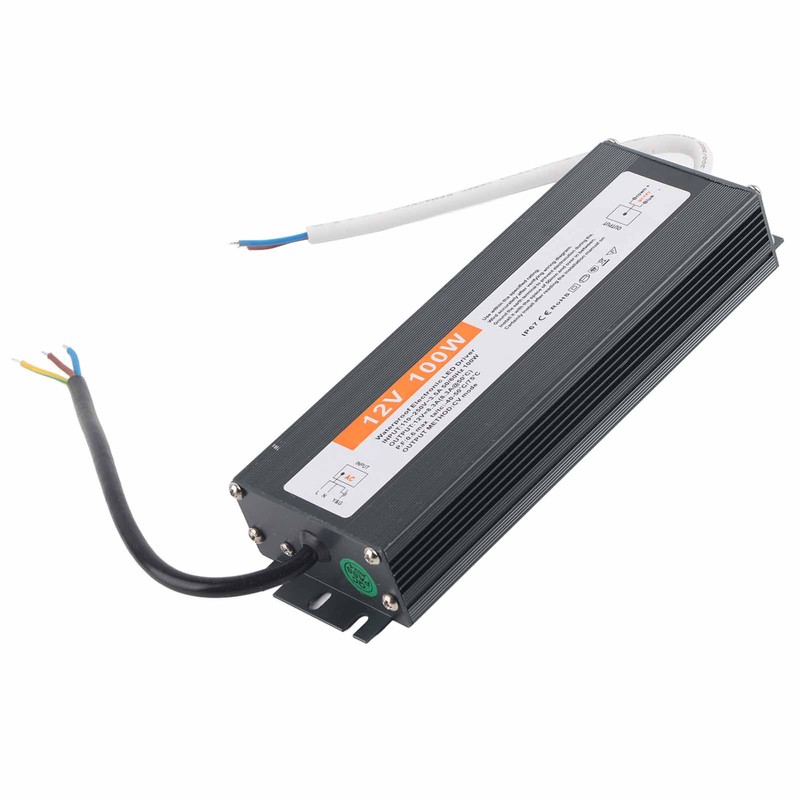 100W Ultra Thin Waterproof Power Supply Transformer Adapter LED Driver