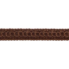 DÉCOPRO (TM) Scroll Gimp Braid Trim, Style# 0050SG, Color# D2 - Mocha Brown [14 Yards]