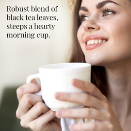 The Republic of Tea British Breakfast Black Full-Leaf Loose Tea, 3.5 oz Tin | Steeps 50 Cups