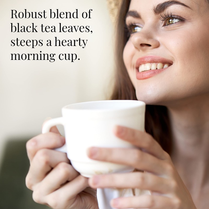 The Republic of Tea British Breakfast Black Full-Leaf Loose Tea,