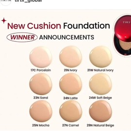 Tirtir - Mask Fit Red Cushion 18 Gr Cushion Coreano                                                                                                   