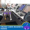 LOVIMAG Cruise Ship Essentials, 150Lbs Magnetic Hooks Heavy Duty, Purple