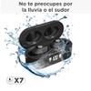 XPOWER X7 Audífonos In-Ear Bluetooth, Estuche con Pantalla LED de