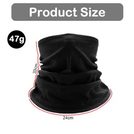 KASESSS 2 Pcs Neck Warmer Men Women, Multifunctional Neck Gaiter Bandana, Dust Protection Neck Scarf Snood, Windproof Face Cover Winter Face Mask for Outdoors Sports Fishing Cycling Skiing(Grey,Black)