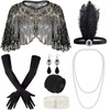 8 Pieces 20s Costume Women's Set, 1920s Accessories Women's Headpiece,