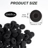 LLMSIX 100PCS Foam Earphone Earbud, Soft Earphone Ear Buds Tips
