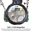 3.5X12X Helping Hands Soldering Station with LED Light & Alligator