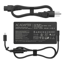 200W Laptop Charger for Asus ROG Zephyrus G16 GU605 GU605MI GU605CM GU605CP GA605 GA605WV GA605WI GA605WV Asus TUF Gaming A14 FA401WV FA401UV FA401UU ProArt Copilot+ PC P16 H7606 PX13 HN7306