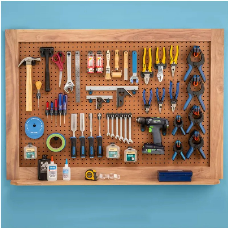ROCKLER Hang-Tight 32-Piece Pegboard Hooks Kit – Locking Tool Organizer