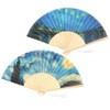 Fdit Abanico Plegable, Juego de Dos Piezas, 2 uds., Decoración,