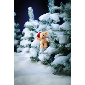 Steiff Cozy Christmas Ben Teddy Bear Machine Washable Soft & Cuddly Keyring Charm Pendant, 5"