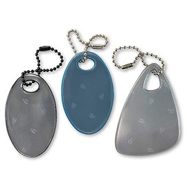 funflector Safety Reflector - Basic Shapes - Mixed Colors - 3-Pack