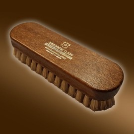 Pig Bristle Shoe Brush for Shoe Care & Cleaning Brush