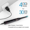 Fairywill Sonic Rechargeable Electric Toothbrush Travel Case Timer 8 Brush