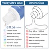 VansyLife 240ML Diamond Painting Sealer with Sponge Head, 5D Diamond