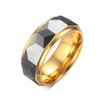 Rockyu Jewelry Accessories Tungsten Ring Men's Ring Simple Carbide Durable