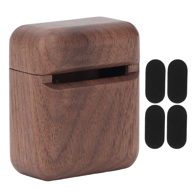 Wooden Earbuds Case Cover for IOS 2nd 1st Generation Charging