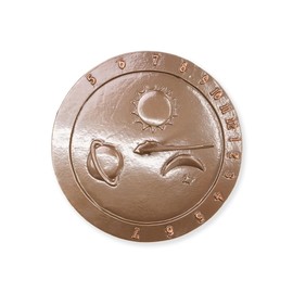 Montague Metal Products - Celestial Sundial Clock - Cast Metal Aluminum - Cast Metal 10.5″ Celestial Sundial - Garden Outdoor Decor - Sundial