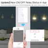 MoesGo WiFi Smart Wall Light Switch,Glass Panel, Multi-Control(3 Way), 2.4GHz