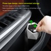 2Pcs Car Trash Can with Lid Waterproof Decorative Automotive Portable