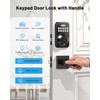 Zowill Keyless Entry Door Lock with 2 Lever Handles, Zowill