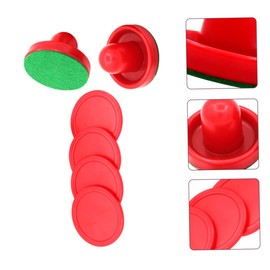 BIUDECO 1 Set Air Hockey Pushers Pucks Replacement Pucks for Game Tables Air Hockey Table Accessories