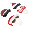4pcs Santa Claus Cute Christmas Eyeglasses Costume Party Glasses Photography